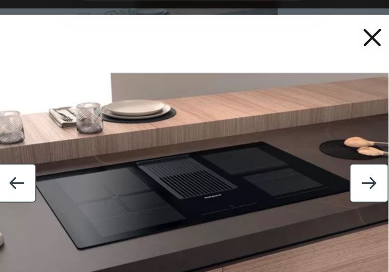 HOTPOINT PVH 92 B K/F KIT 83 cm Electric Induction Hob - Black