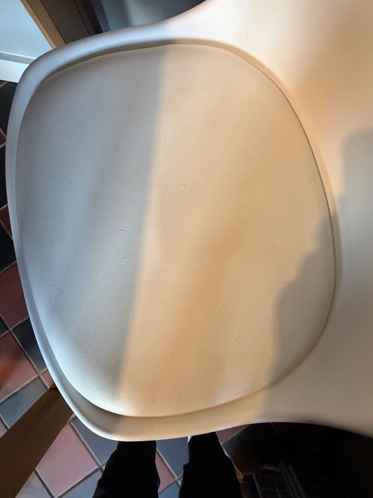 Wooden Dining Table with 4 White Chairs – Good Condition | in Pershore ...