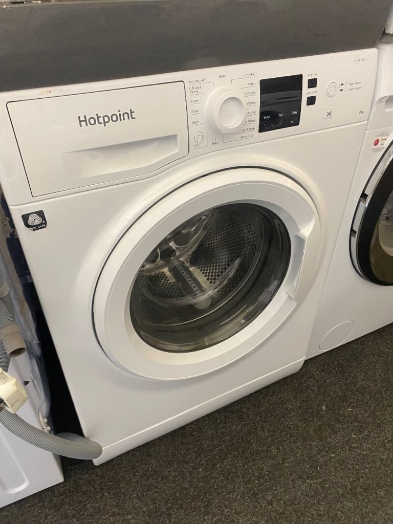 🚚✅WHITE HOTPOINT 8KG WASHING MACHINE £140 CAN DELIVER 