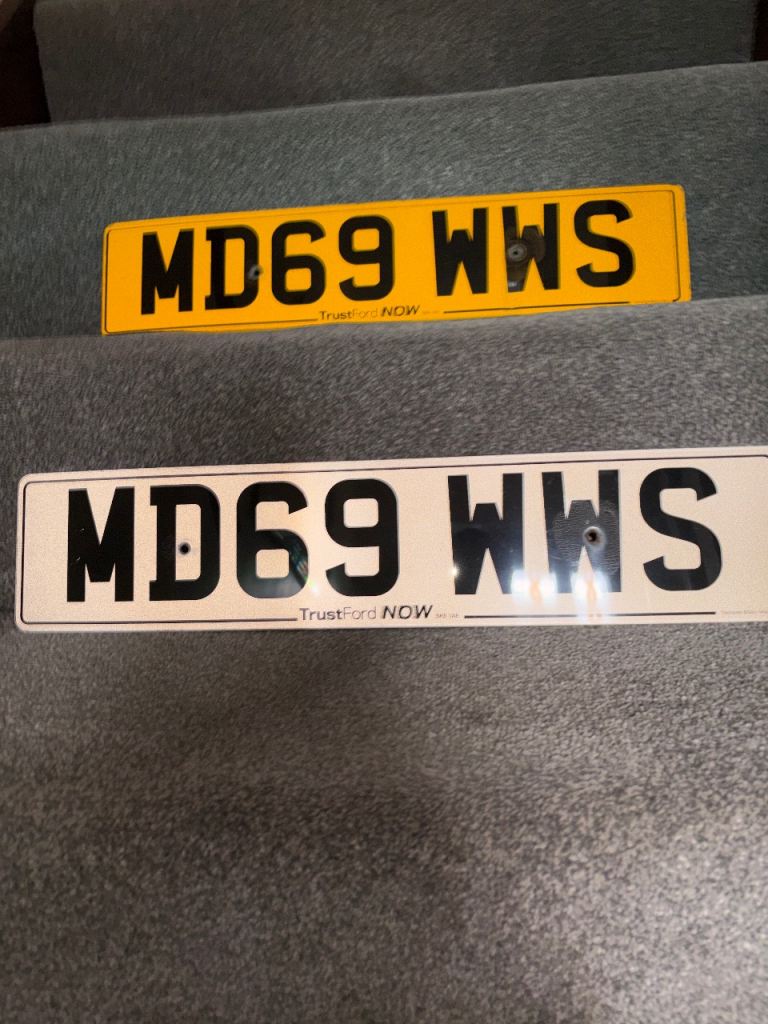 Car number plates 