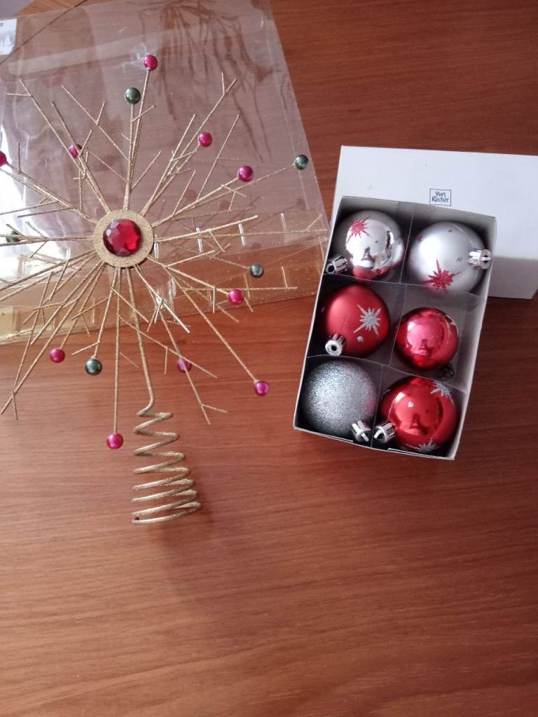 Tree Topper and Baubles