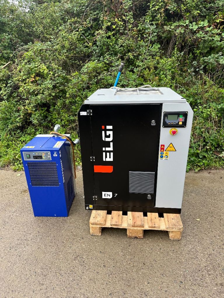 image for 2023 Eigi EN7 Air Compressor with Drypoint Dryer and tank - Can deliver!