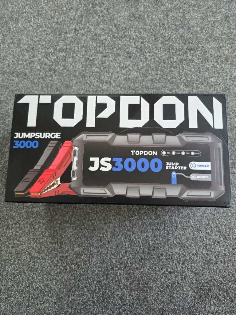 TOPDON JS3000 JUMP STARTER BRAND NEW IN BOX   £130 NO OFFERS