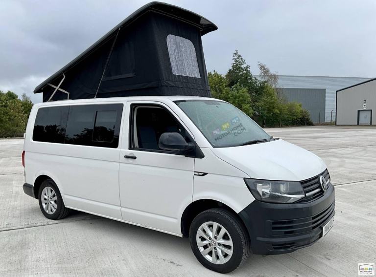VW T6 Transporter 4 Berth Pop Top Campervan