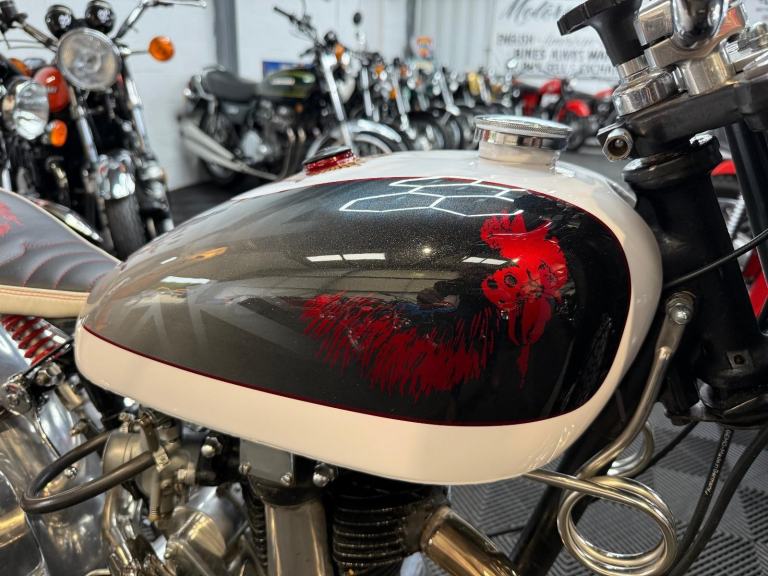 1948 BSA 499cc B33 'Big Red bobber ’ high quality build, outstanding 