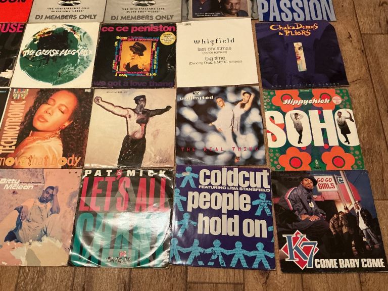Vinyl album and 12” singles collection 