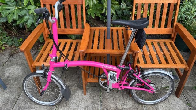 Brompton Hot Pink M6L 2019. Hardly used, £925.00 for Sale