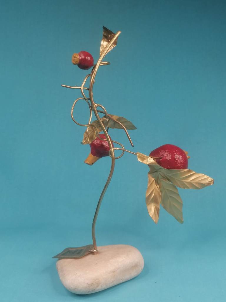 Hand made in Greece Elegant Pomegranate Decor. 
