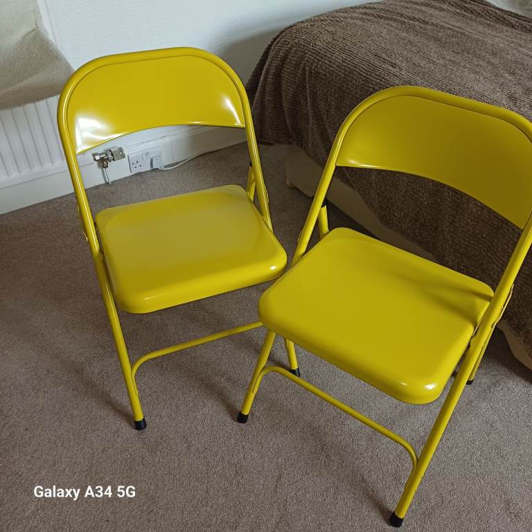 Habitat folding chairs x 2