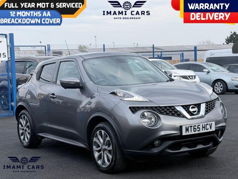 2015 Nissan Juke 1.6 DiG-T Tekna 5dr 4WD Xtronic AUTO PETROL 72 K MILES SUNROOF SATNAV CAMER HATC...