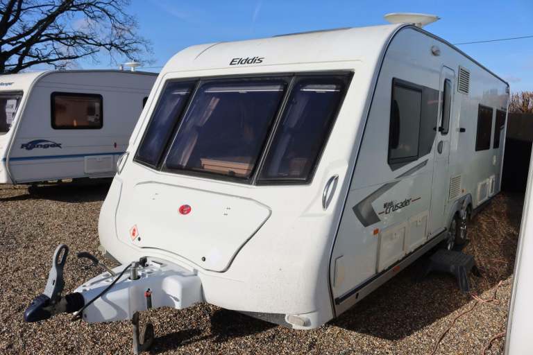 Elddis Crusader Super Cyclone 2011 4 Berth Twin Fixed Single Beds Caravan +Mover