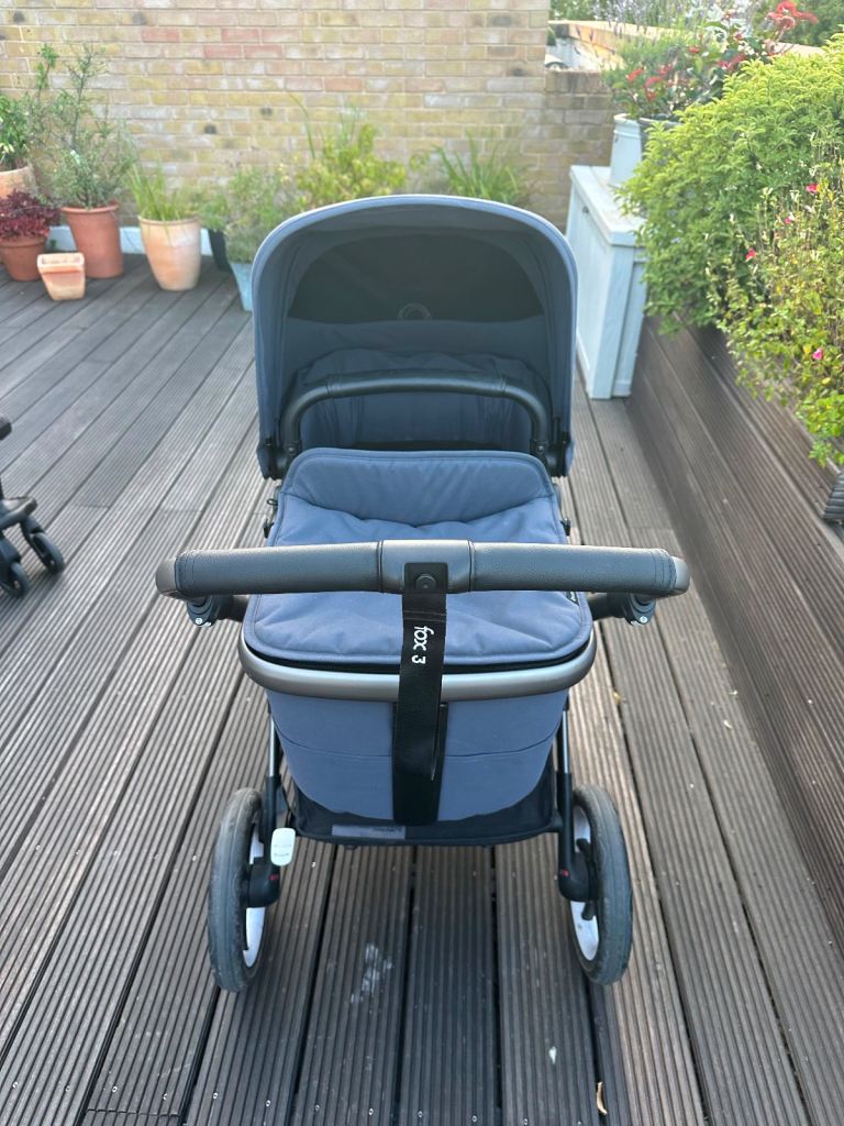 Bugaboo Fox  3 Pram – Blue, Great Condition
