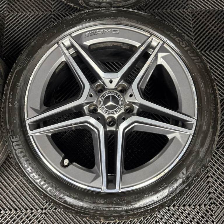 18'' GENUINE MERCEDES AMG A CLASS CLA B ALLOY WHEELS TYRES ALLOYS W177