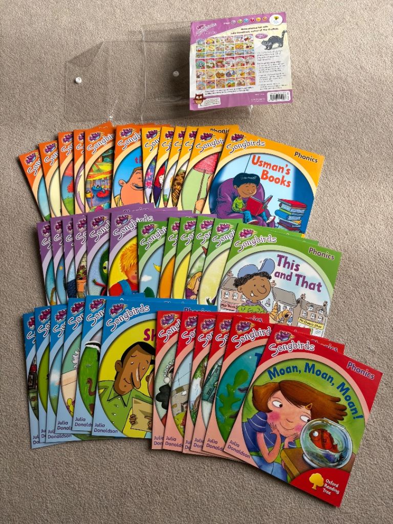 Set of 36 Songbirds phonics stage 1-6 (Julia Donaldson)