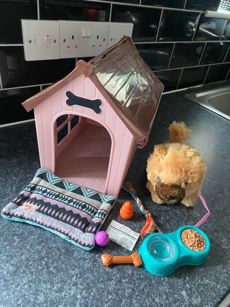 Our generation dog, kennel and accessories 