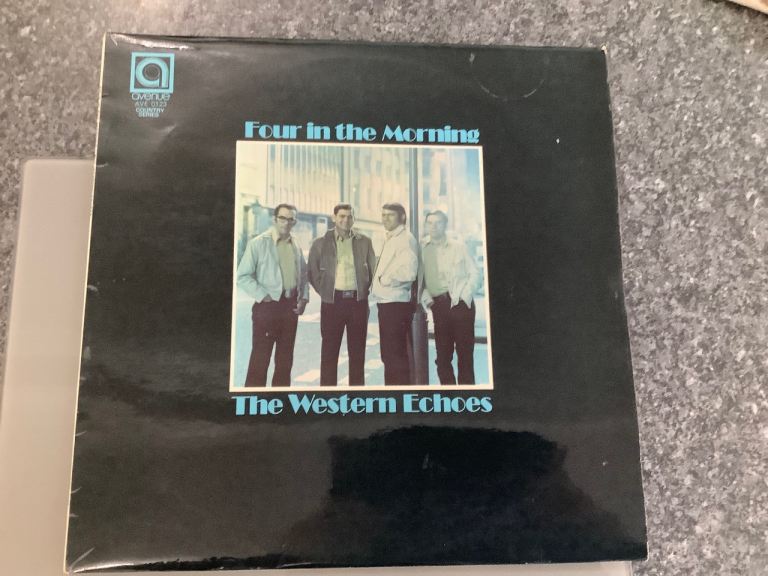 The Western Echoes Four In The Morning Vinyl Record 1972