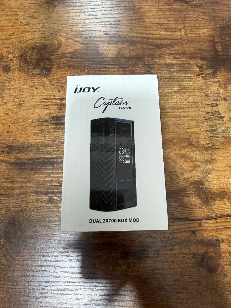 IJOY Captain 20700 Box Mod – Dual Battery Vape Mod