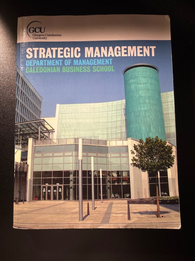 Strategic management of Glasgow Caledonian University 