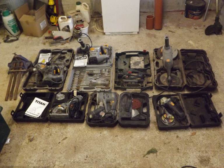 Electric Power Tools - Job lot of 8 items