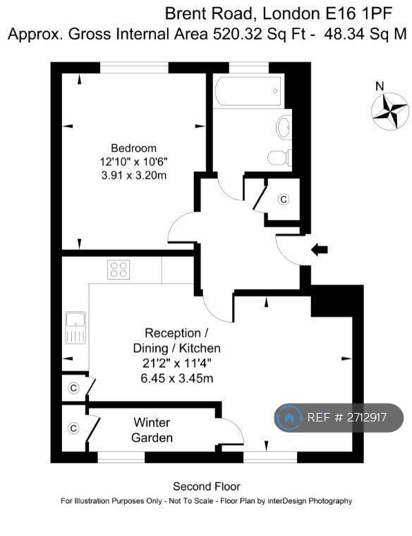 1 bedroom flat in Brent Road, London, E16 (1 bed) (#2712917)