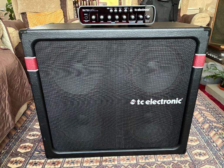 TC Electronic RH750 Bass Head and K-410 Cab