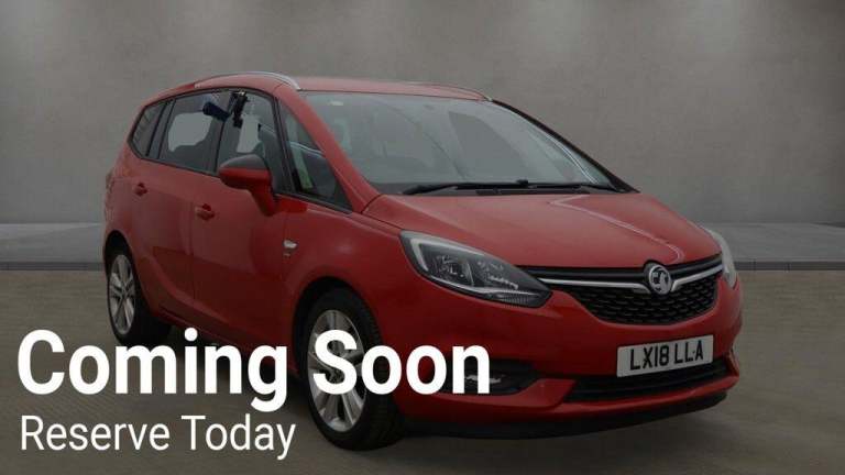 2018 Vauxhall Zafira Tourer 1.4i Turbo SRi Nav Euro 6 5dr MPV Petrol Manual