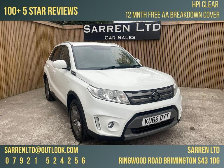 2017 Suzuki Vitara 1.6 SZ-T ALLGRIP Euro 6 (s/s) 5dr HATCHBACK Petrol Manual
