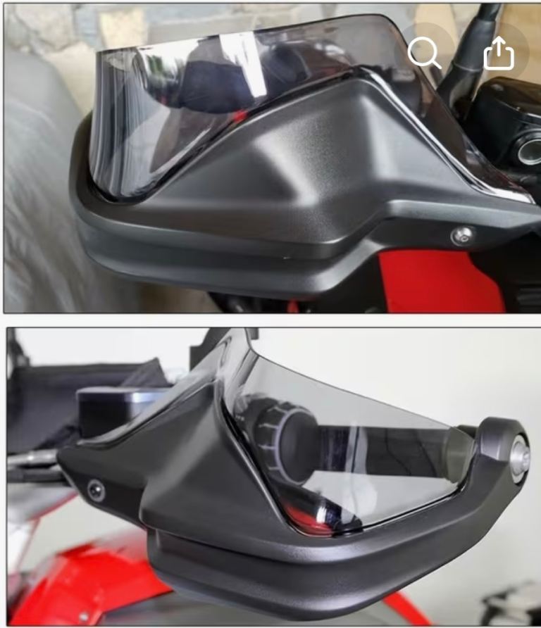 Handle bars wind protection 