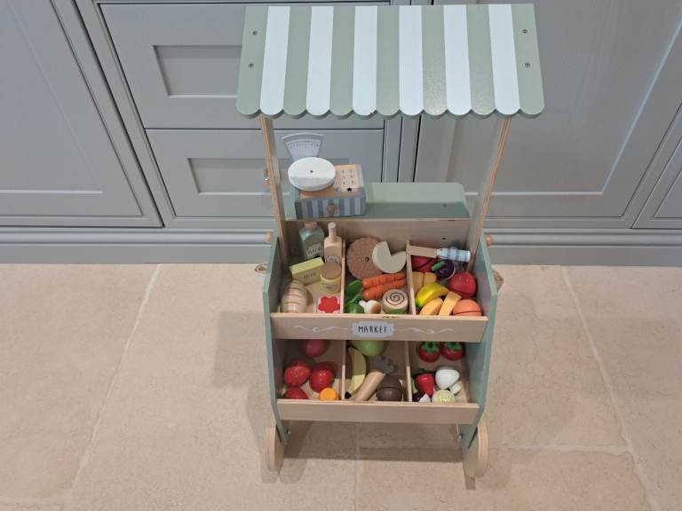 Children Wooden Market Stall