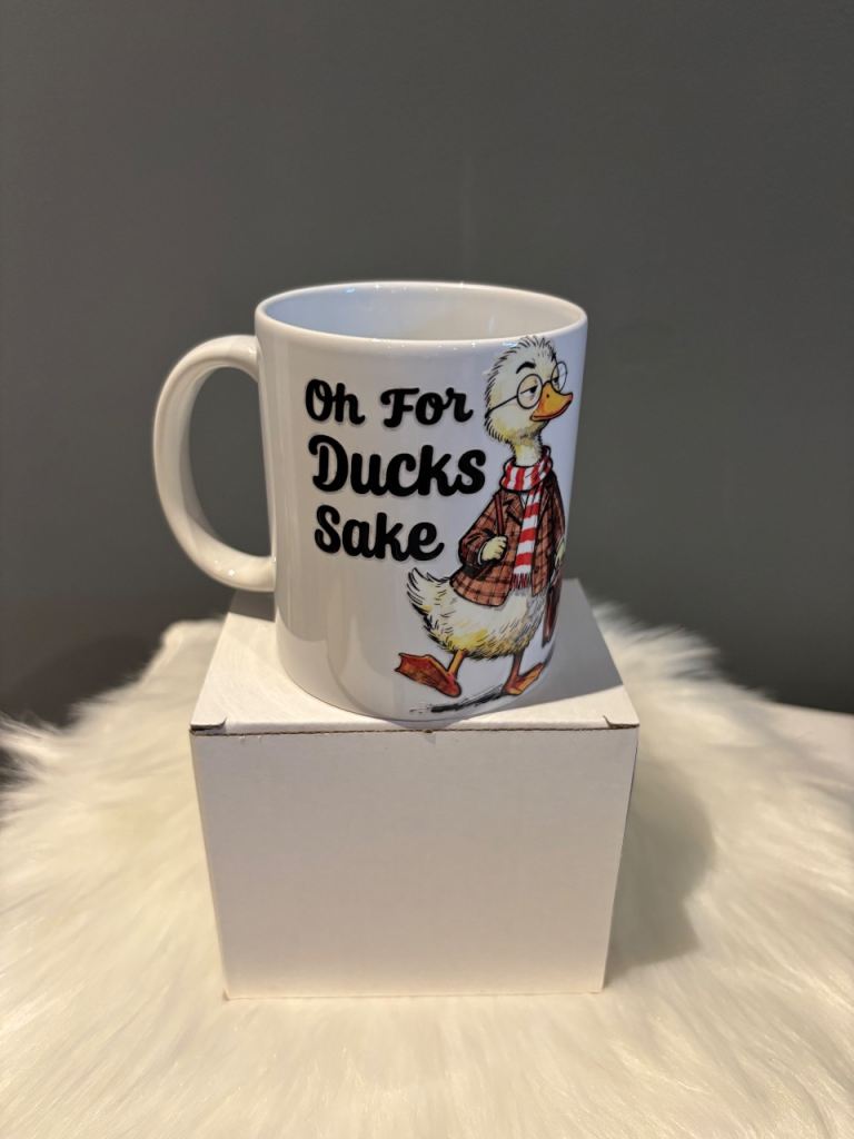 Mug with duck prints