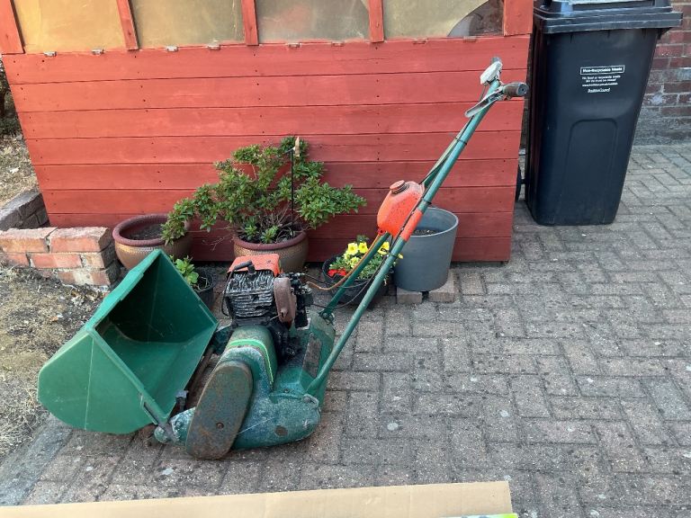 Vintage Petrol Lawn Mower Suffolk punch - Spares or repair 