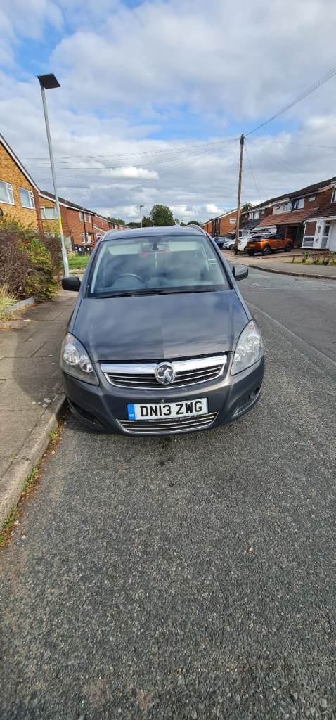 Vauxhall, ZAFIRA, MPV, 2013, Manual, 1686 (cc), 5 doors