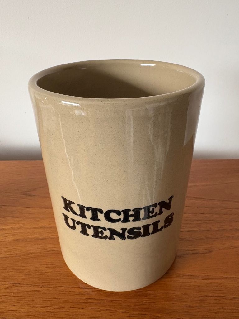 Vintage Pearson’s of Chesterfield,  Stoneware Utensil jar