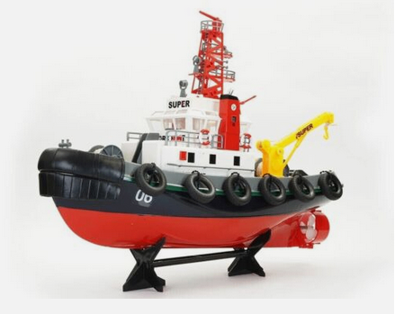 Model Tug Boat, Henglong 1:50 Scale Radio Controlled. 