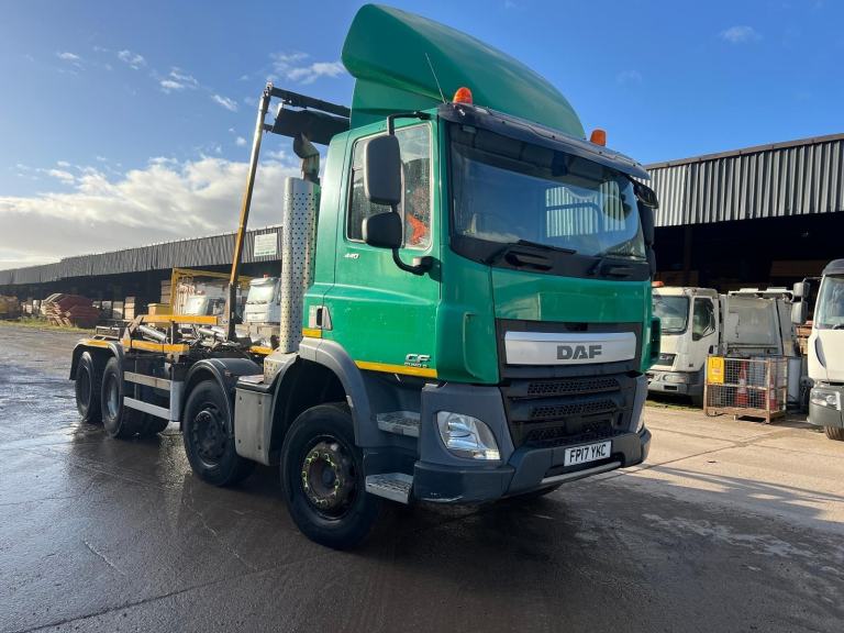DAF TRUCKS CF 440 8x4 HOOKLOADER JULY MOT , WATCH VIDEO 