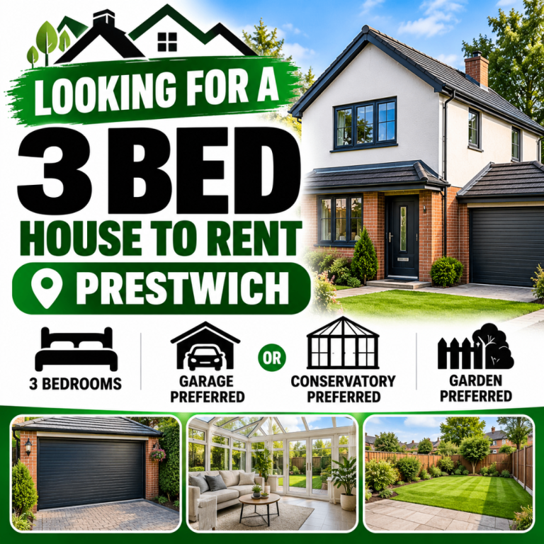Looking for a 3 bed house to rent in PRESTWICH 