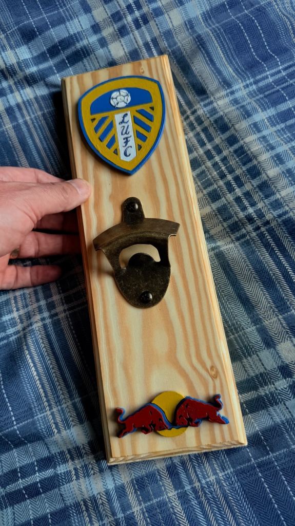 Leeds United & Red Bull Bottle Opener – New