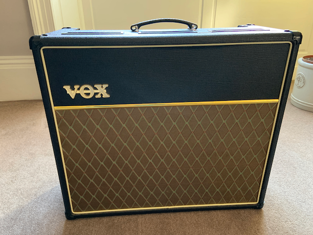 Vox ac30 cc1 amplifier with 12 in Celestion NeoDog speaker and footswitch