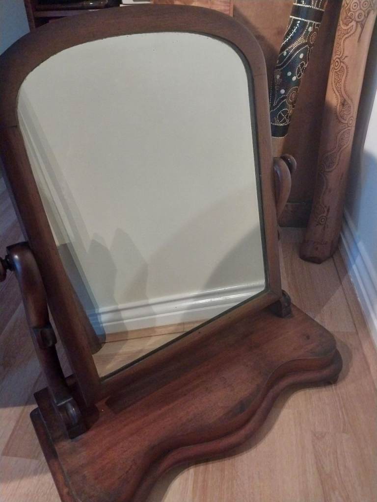 antique Victorian dressing table mirror