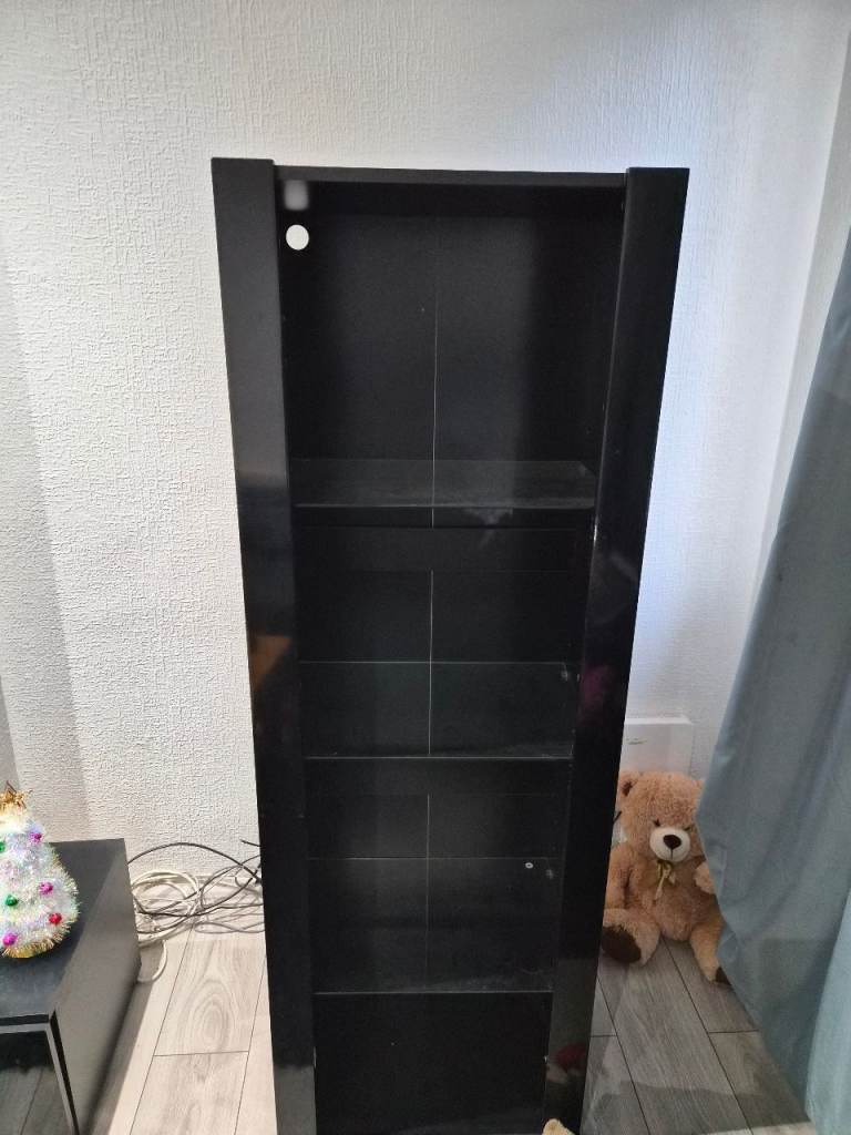 Modern glass shelf sideboard cupboard 