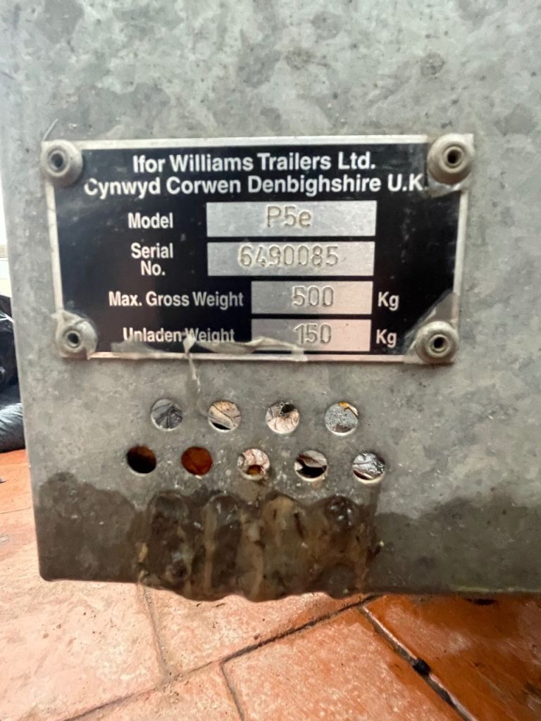 P5E Trailer Ifor Williams 