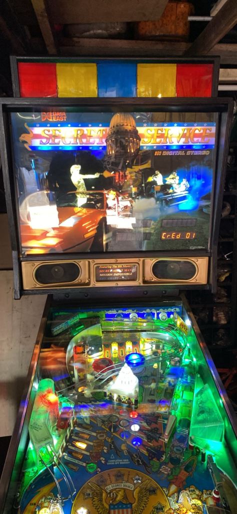 RARE DATA EAST SECRET SERVICE PINBALL MACHINE 