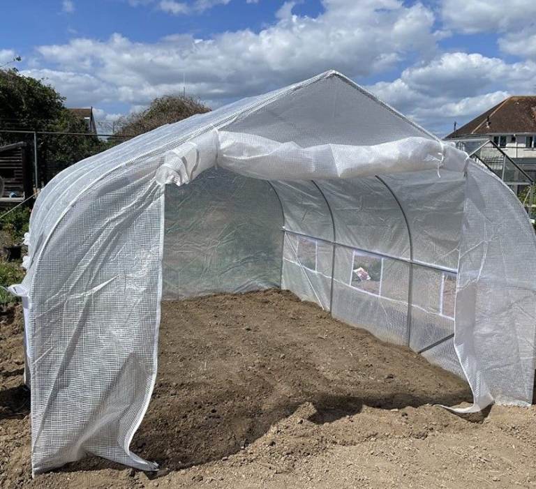 Heavy-Duty Polytunnel | Walk-In Garden Growing Tunnel | Steel Frame | Multiple Sizes Available