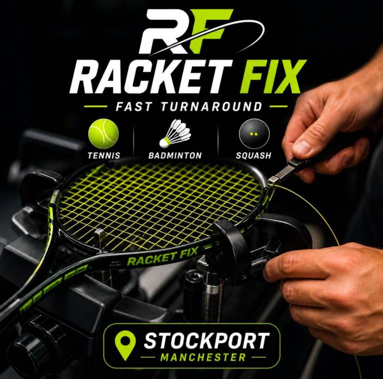 Restringing badminton/tennis/squash
