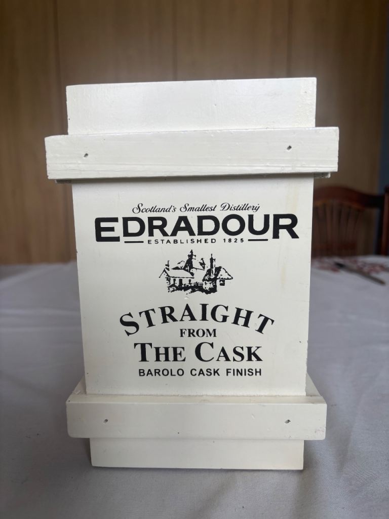 Empty whisky box - used 