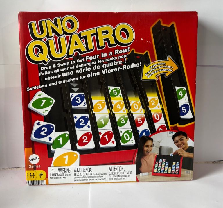 UNO Quatro Board Game - Brand New, Sealed
