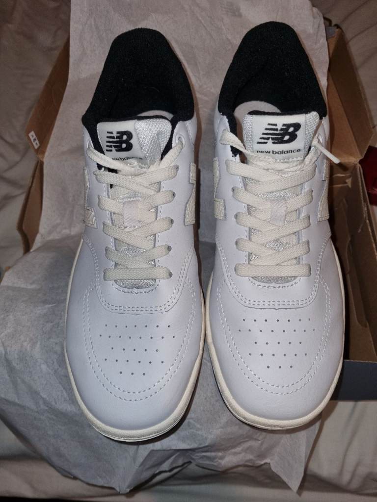 New Balance White Trainers - Size 9.5, As Good As New