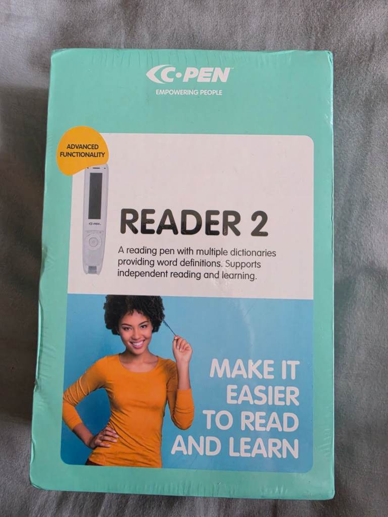 C-PEN READER 2 Reading Pen with Dictionaries - New, Unopened