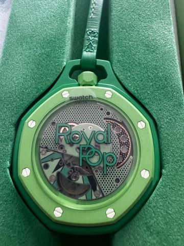 Swatch x Audemars Piguet Royal Pop Pocket Watch - Green, New | in