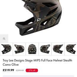 Troy Lee Design stage adults 57-59cm medium -large Helmet